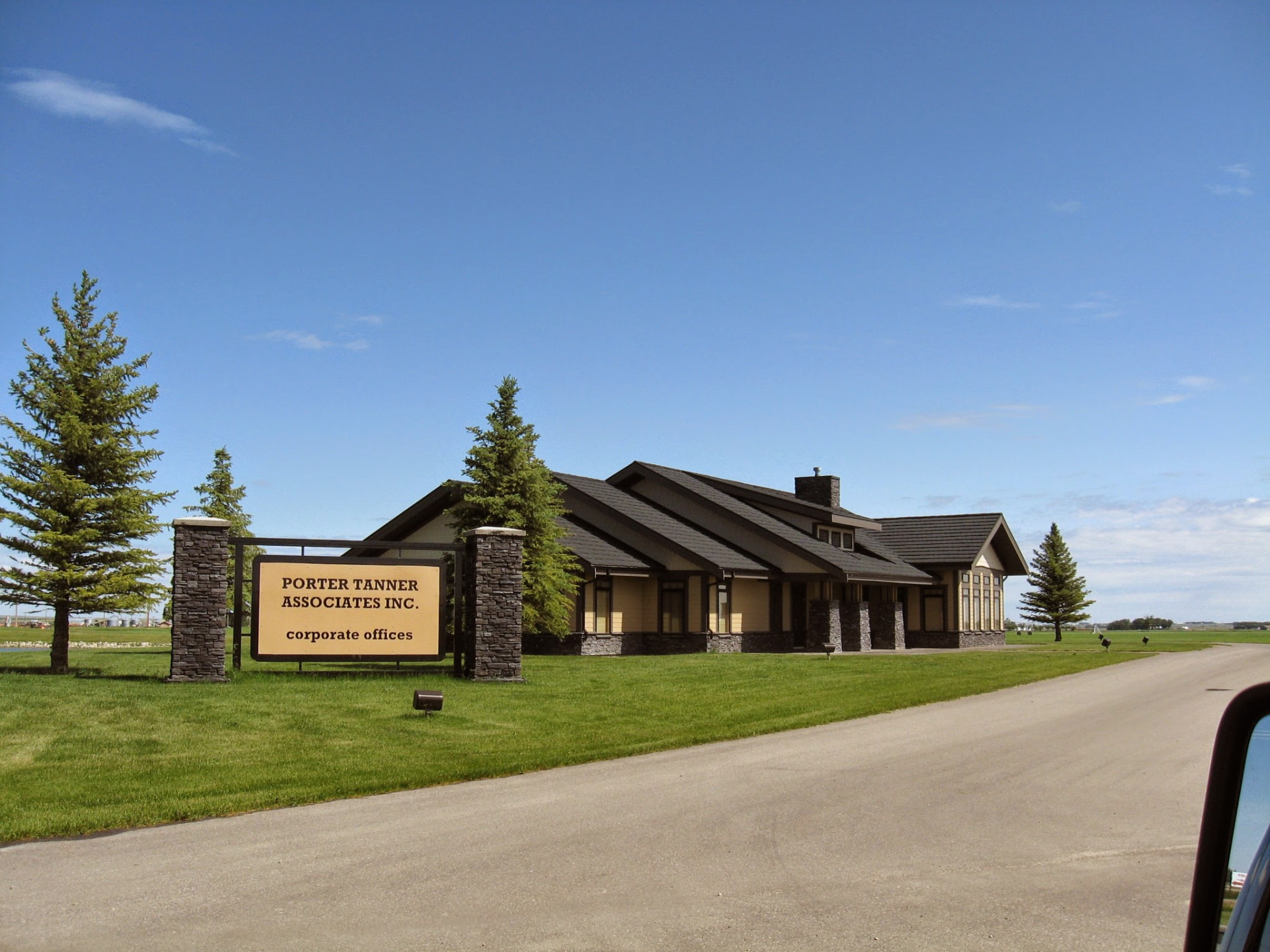 Porter Tanner Associates corporate office near Taber, Alberta